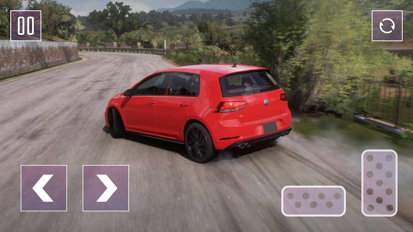 Real Racer Golf GTI Turbo Car Captura de tela 1