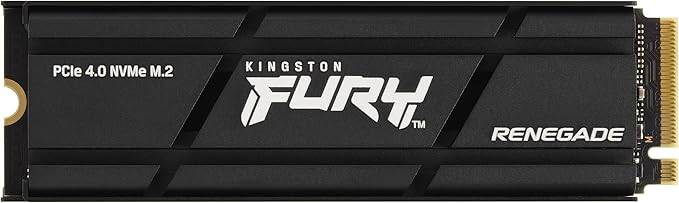 Kingston Fury Renegade 2tb PCIe Gen 4.0 NVME M.2 SSD de jeu interne avec dissipateur thermique