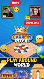 Carrom Royal : Disc Pool Game Capture d'écran 0