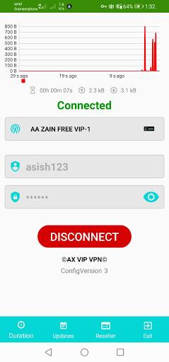 AX VIP VPN ဖန်သားပြင်ဓာတ်ပုံ 2