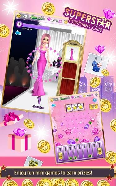 Superstar Fashion Girl Captura de tela 1