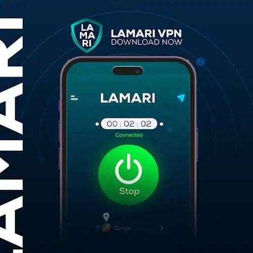 Lamari VPN - Fast & Proxy Captura de pantalla 1