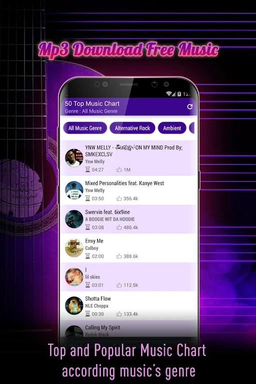 Juice Mp3 - Free Music Download Capture d'écran 1