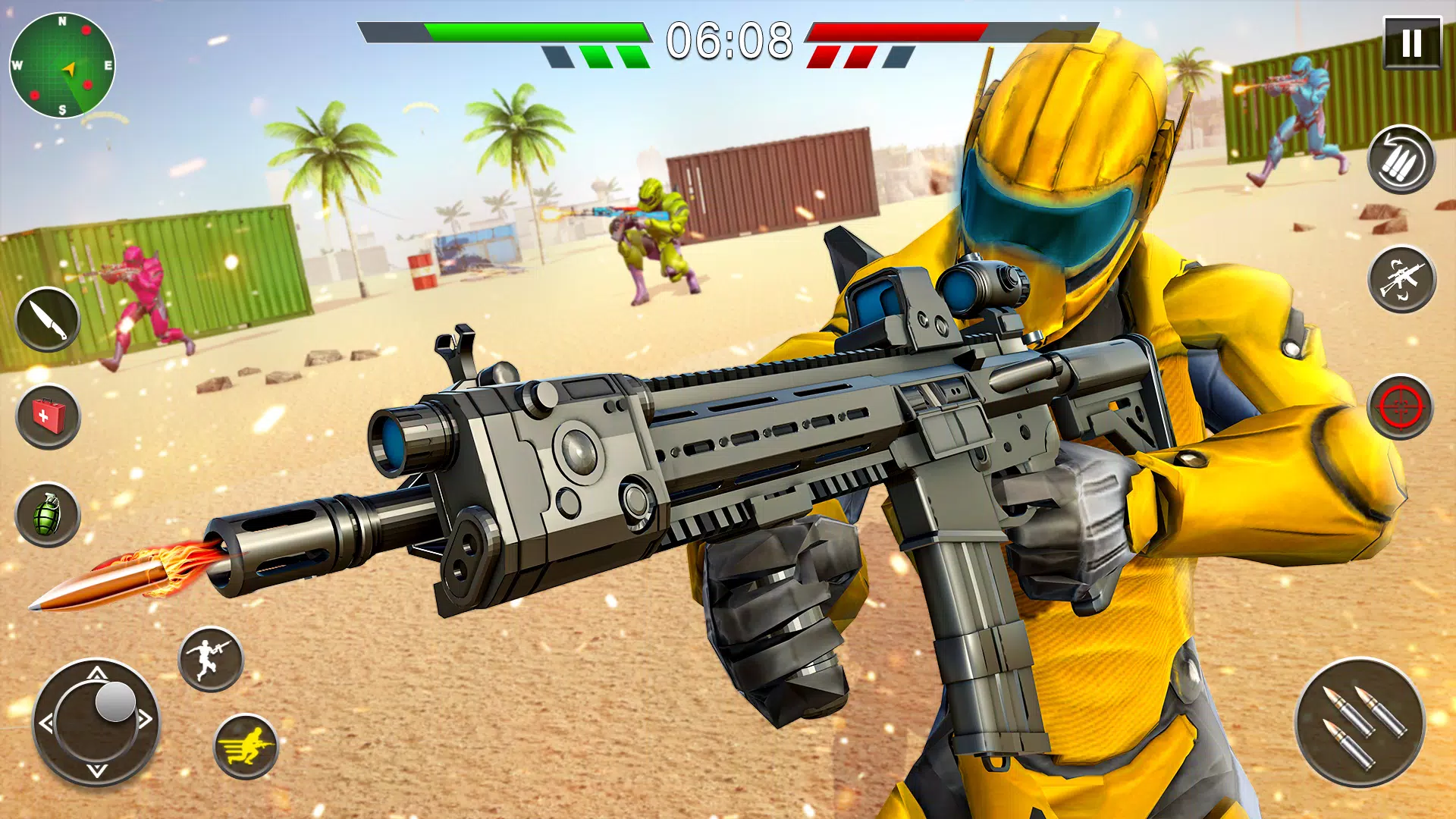 Robot Gun Battle: Offline FPS Schermafbeelding 0