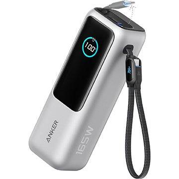 Anker 25,000MAH 165WビルトインUSBタイプCケーブル付きのパワーバンク