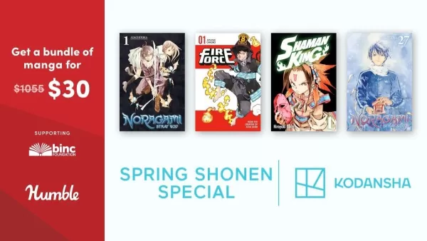 Humble Bundle onthult Spring Shonen Manga Deal: 96 delen van brandweer, Noragami voor $ 30