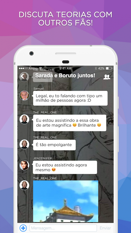 Boruto Amino em Português ဖန်သားပြင်ဓာတ်ပုံ 1