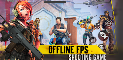 War Games Offline - Gun Games 螢幕截圖 0