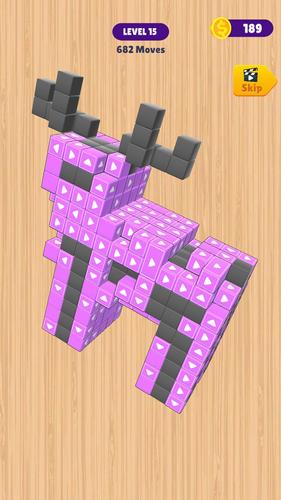 Tap Out 3D: Puzzle Game Captura de tela 0