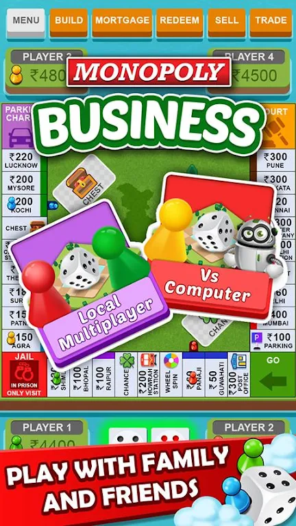 Vyapari Game : Business Dice Board Game Schermafbeelding 1