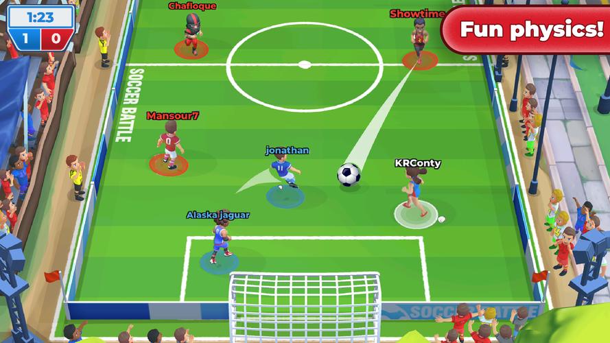 Soccer Battle 螢幕截圖 1