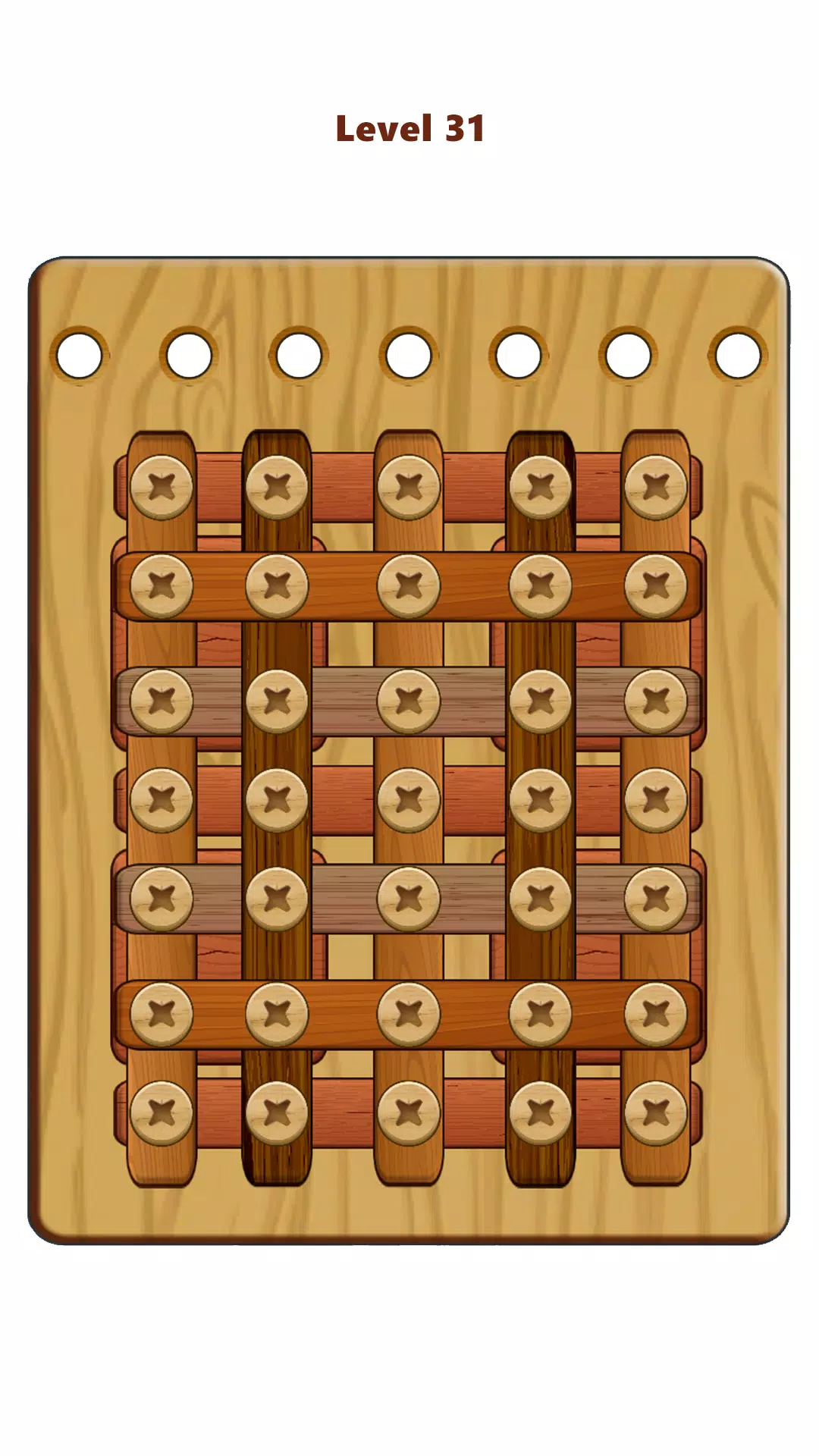Wood Nuts & Bolts Puzzle 螢幕截圖 2