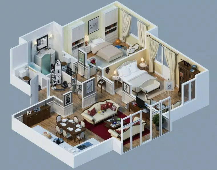 3D House Design 螢幕截圖 0