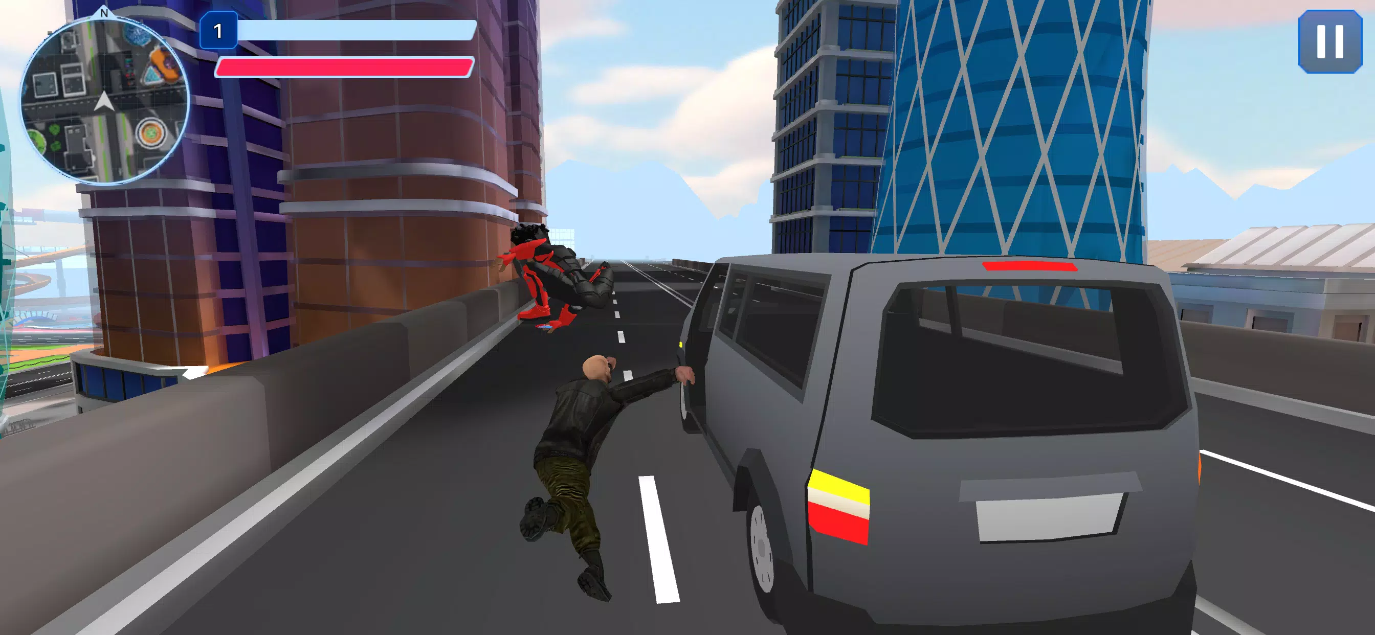 Super Hero Fight: Flying Game Screenshot 0