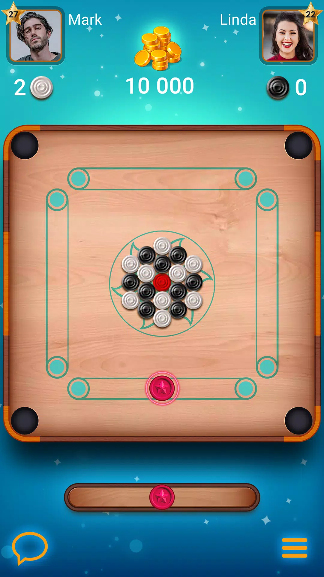 Carrom Lure - Disc pool game Schermafbeelding 2