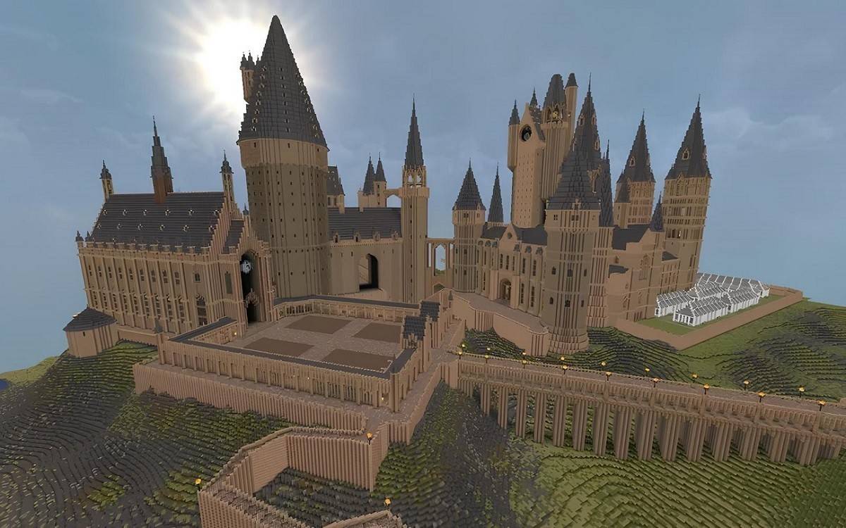 Zamek Hogwart Minecraft