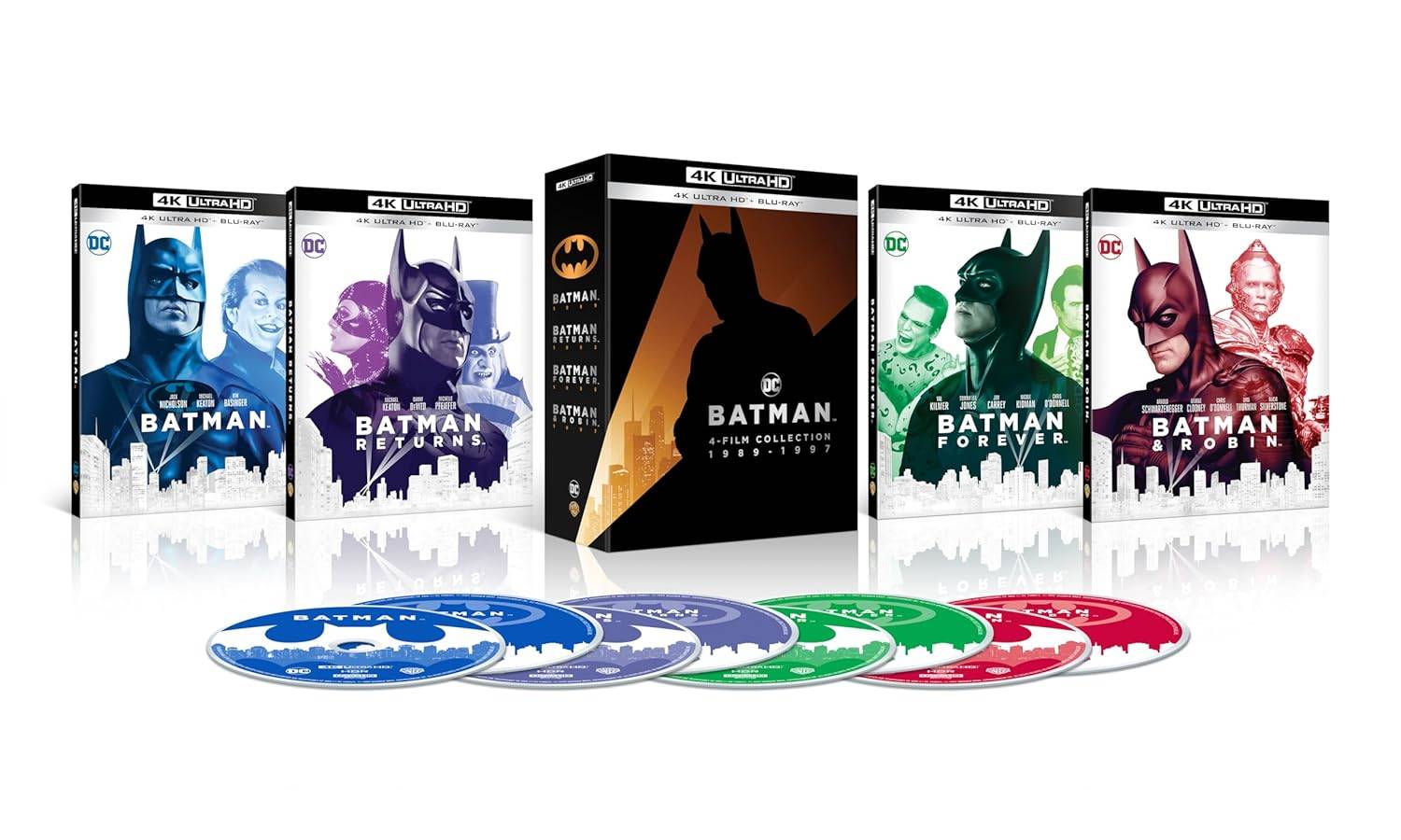 Colección de favoritos de Batman 4K UHD + Blu-ray