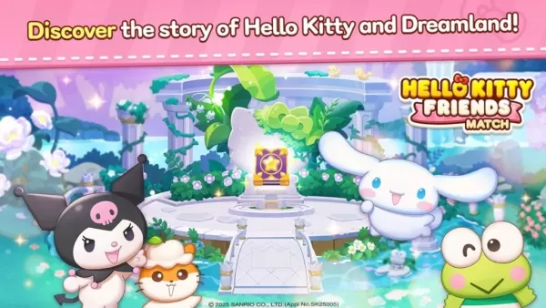 系列遊戲揭露了Hello Kitty Friends Match：一場新的比賽3個拼圖遊戲軟啟動
