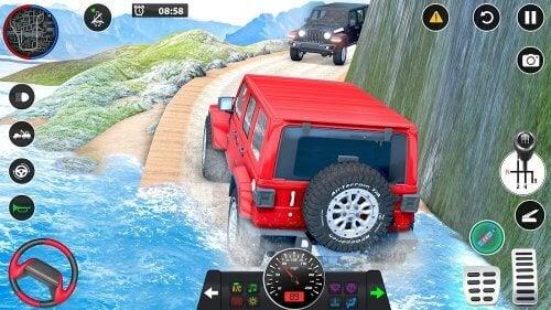 Offroad Jeep Driving Games 3D 스크린샷 0