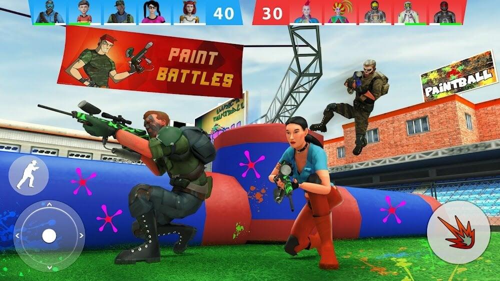 Paintball Shooting Game 3D Screenshot 0