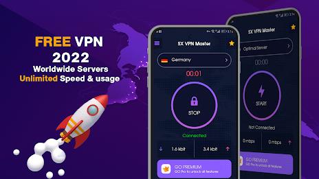 SX VPN - Super VPN Master 螢幕截圖 1