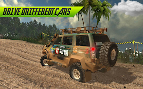 Offroad Jeep Driving Simulator Captura de tela 1