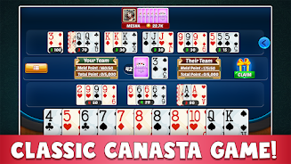 Canasta Plus Offline Card Game ဖန်သားပြင်ဓာတ်ပုံ 0