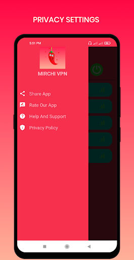 Mirchi VPN - Private & Fast Capture d'écran 2