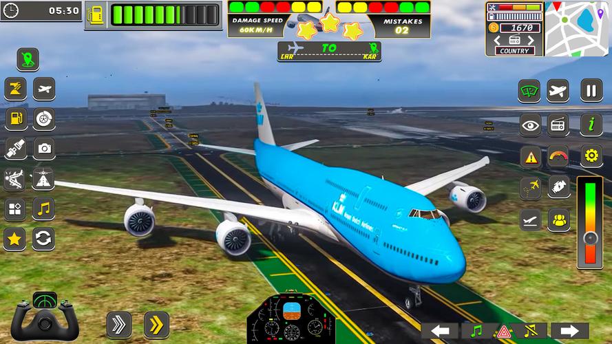 Real Flight Sim Airplane Games স্ক্রিনশট 1