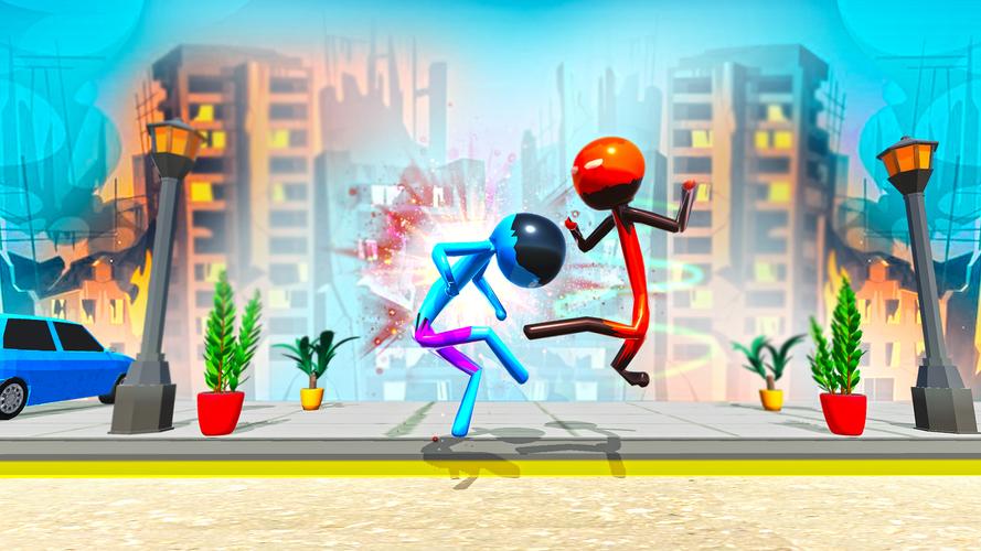 Stickman Ninja Fight: Ropehero Ảnh chụp màn hình 2