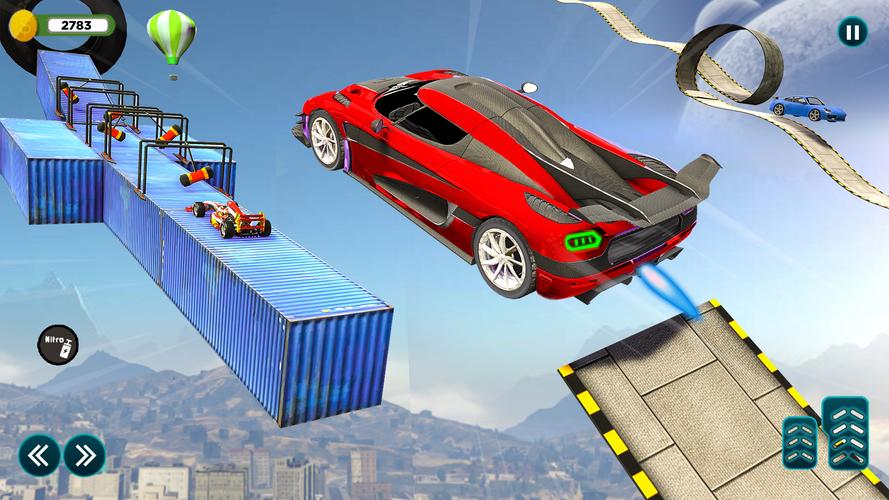 Schermata Stunt Car Race Simulator Games 2