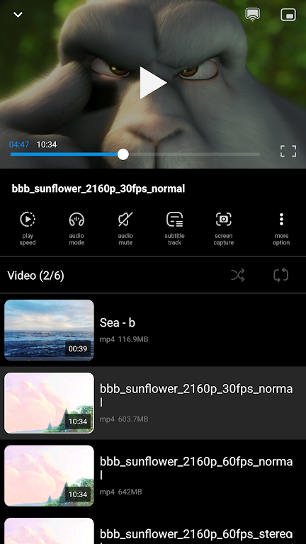 Видеоплеер HD - FX Player Скриншот 1