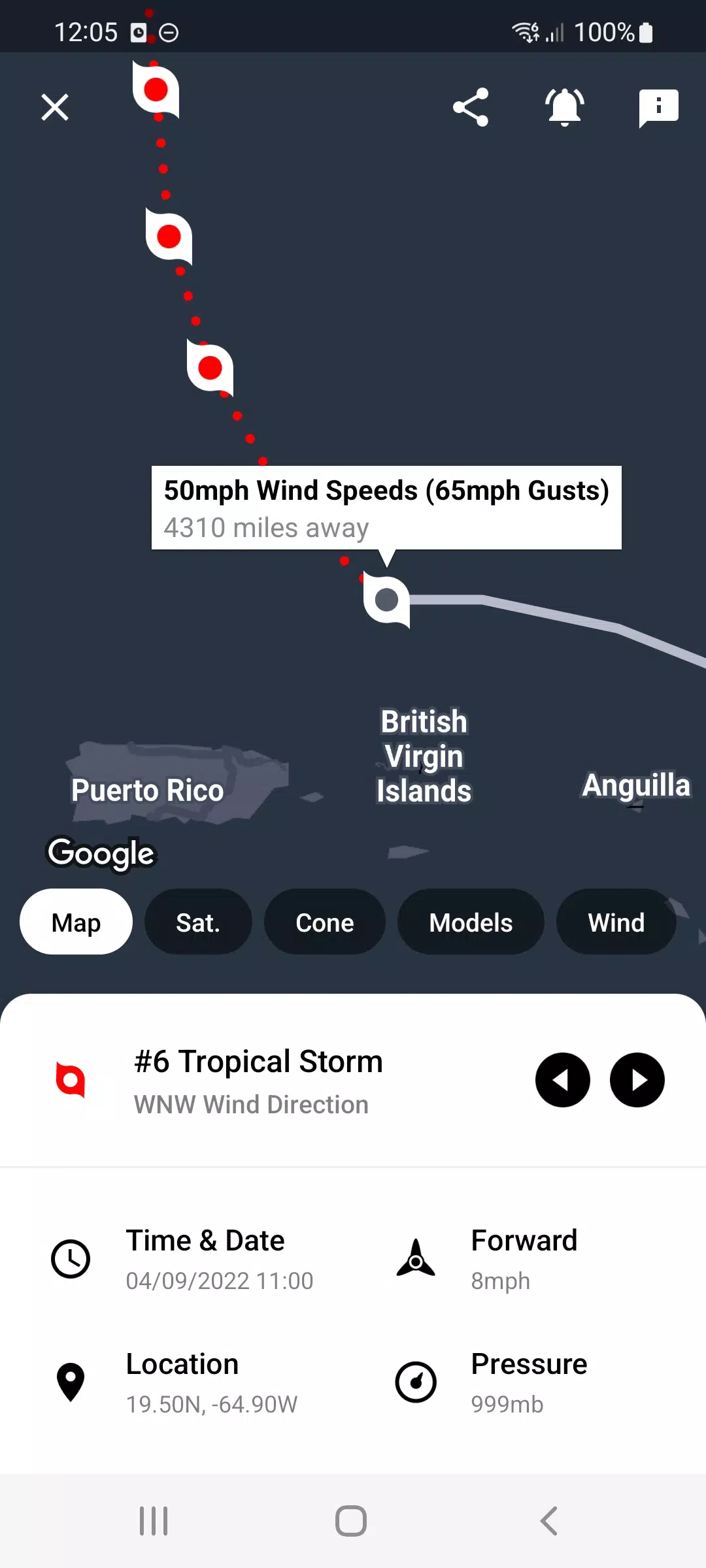 My Hurricane Tracker 스크린샷 0