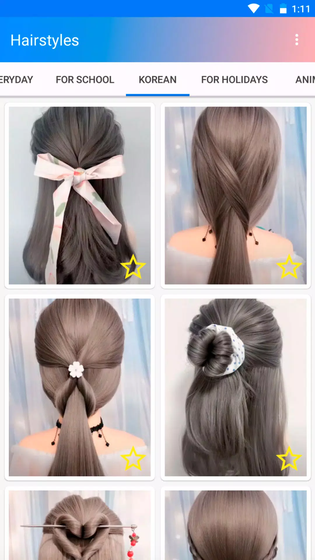 Easy hairstyles step by step Capture d'écran 1