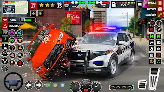 Offline Police Car: Cop Games ภาพหน้าจอ 1