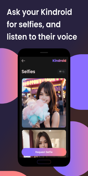 Kindroid: AI Companion Chat Captura de tela 1