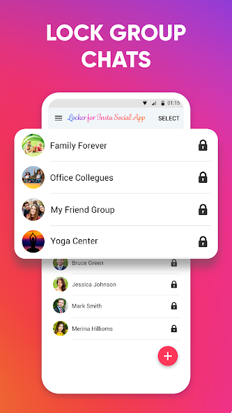 Locker for Insta Social App Mod Zrzut ekranu 1