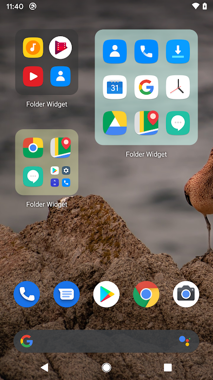 Folder Widget Mod Capture d'écran 1