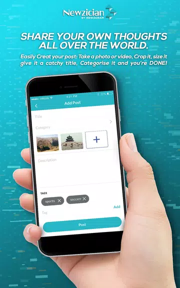 Newzician - Social news app ภาพหน้าจอ 3