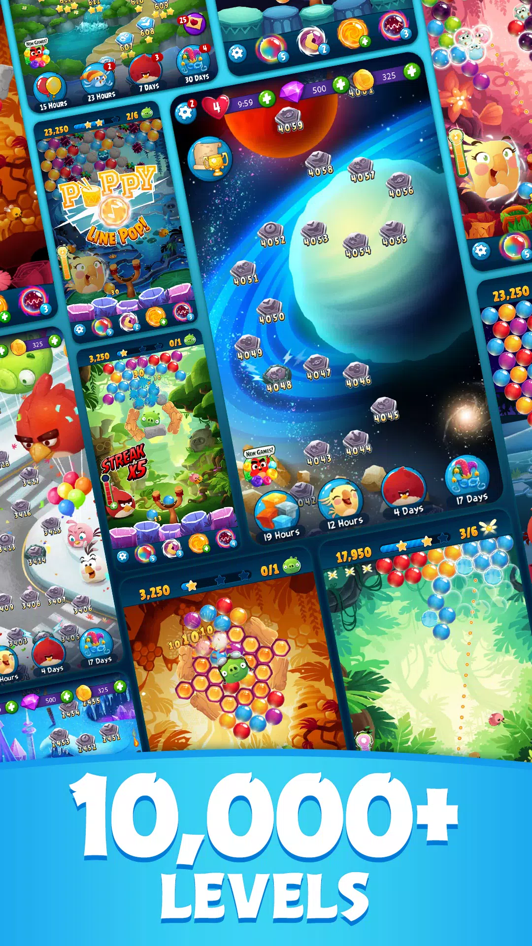 Schermata Angry Birds POP Bubble Shooter 1