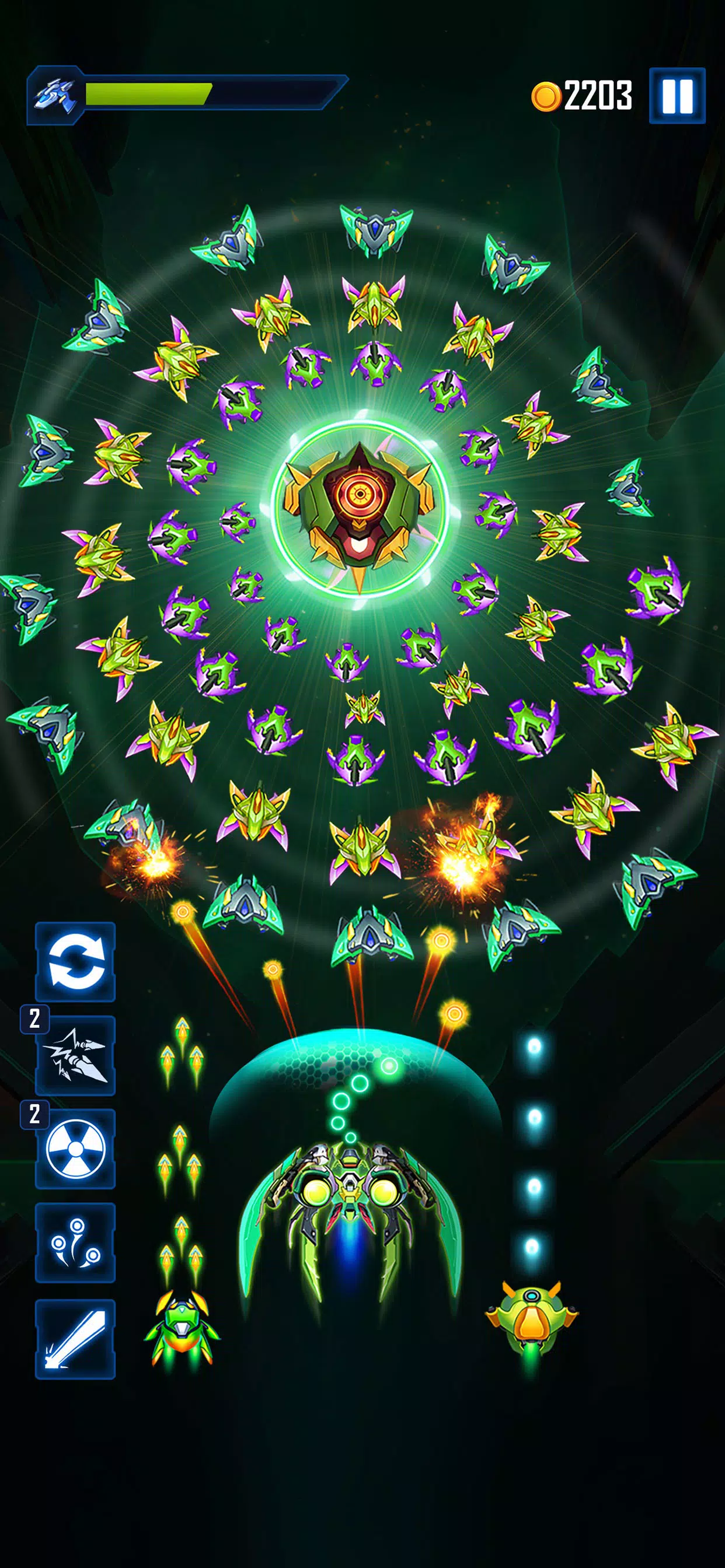 WindWings: Space Shooter 螢幕截圖 1