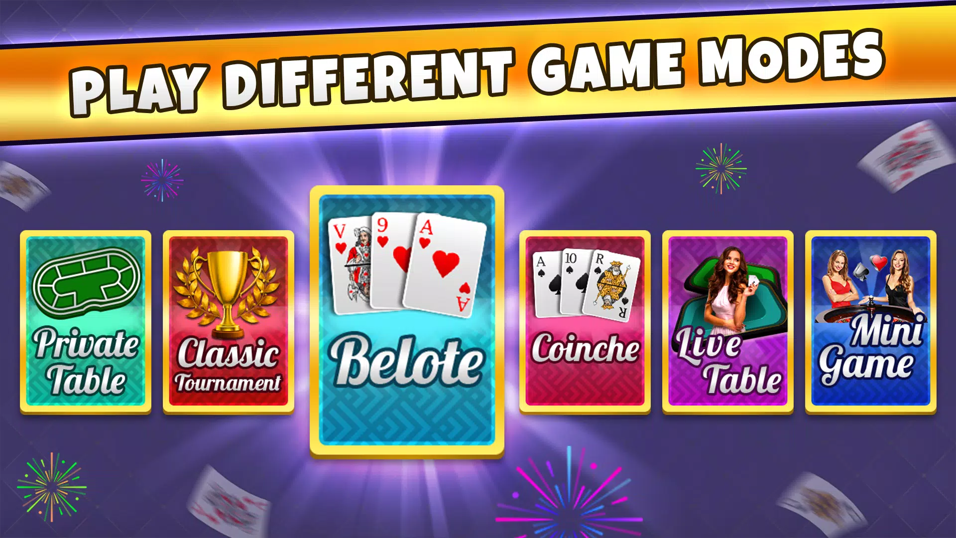 Belote Coinche Online game ภาพหน้าจอ 0