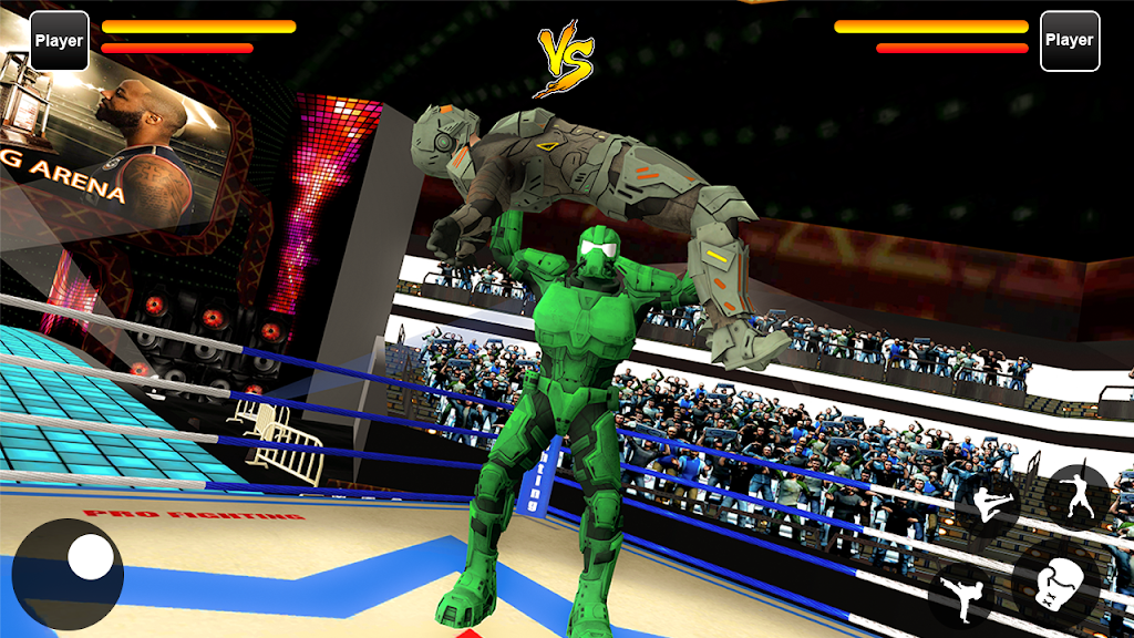 Robot Ring Fighting Real Robot VS Superhero Robot Ekran Görüntüsü 2
