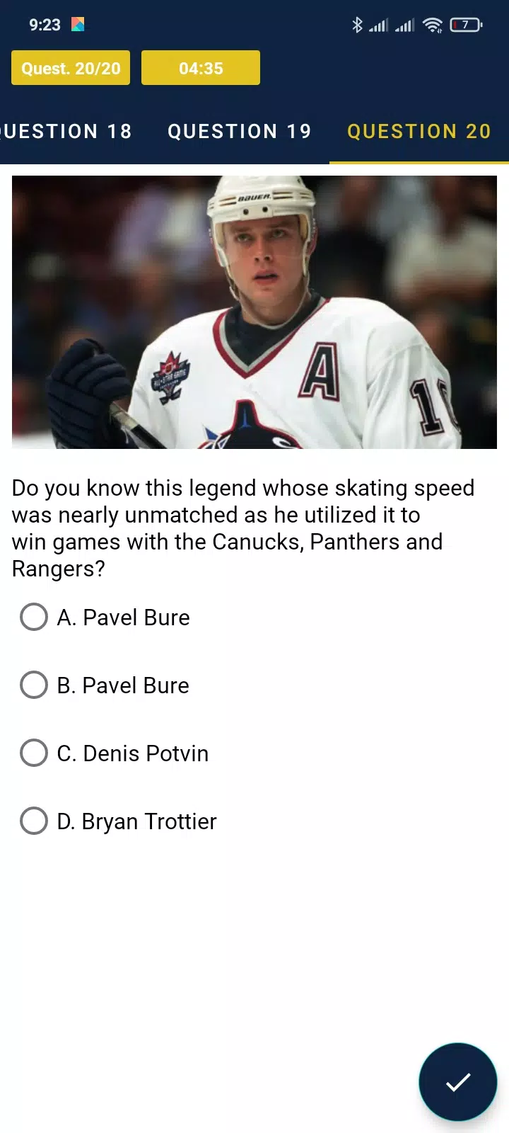 Trivia Game For NHL Addict!应用截图第2张