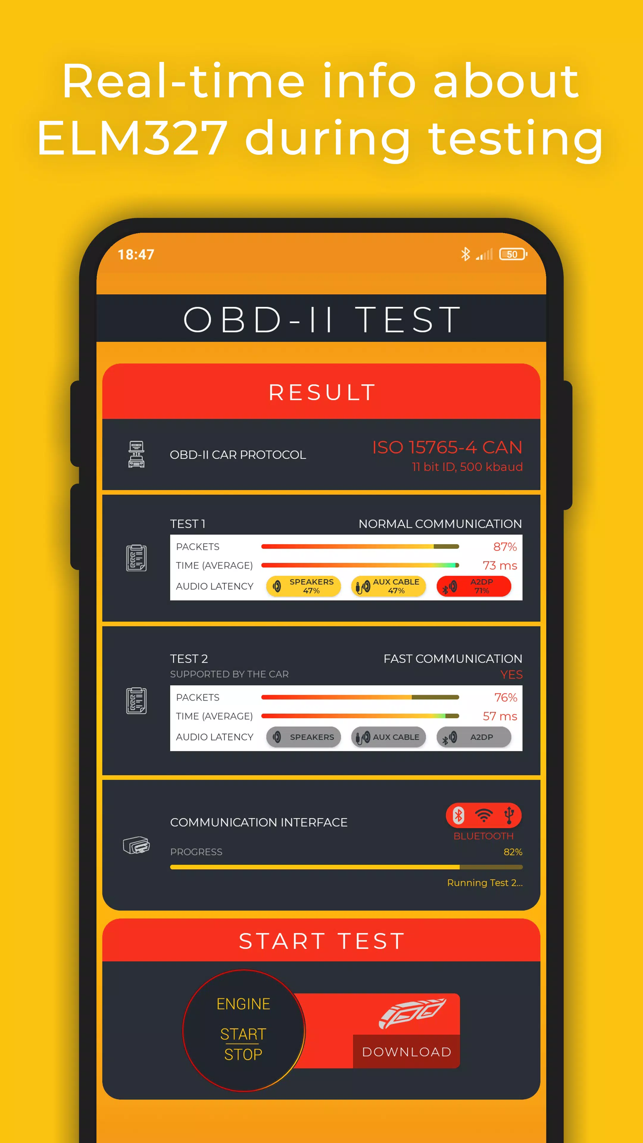 OBD2 Test スクリーンショット 3