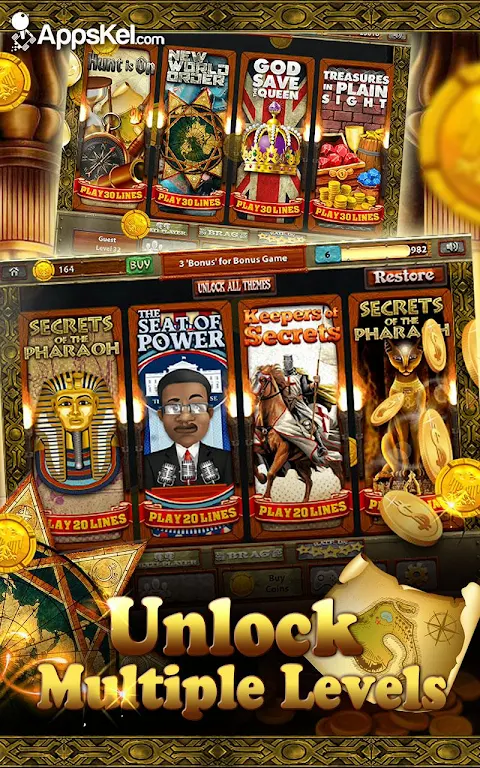 Lost Kingdom Treasure Slots– Las Vegas Casino Game ภาพหน้าจอ 2