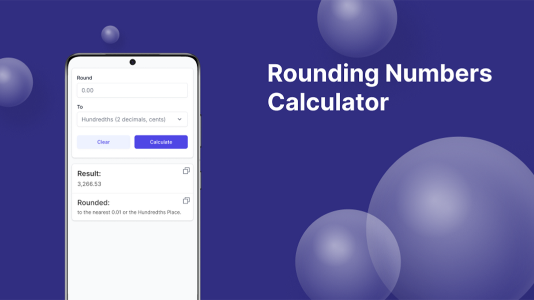 Rounding Calculator Capture d'écran 2