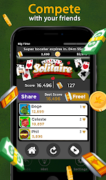 Solitaire - Make Money Schermafbeelding 0