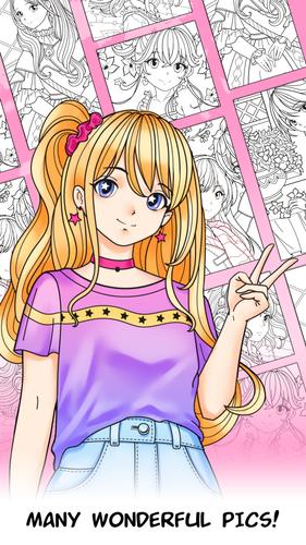 Anime Games Coloring Book应用截图第1张