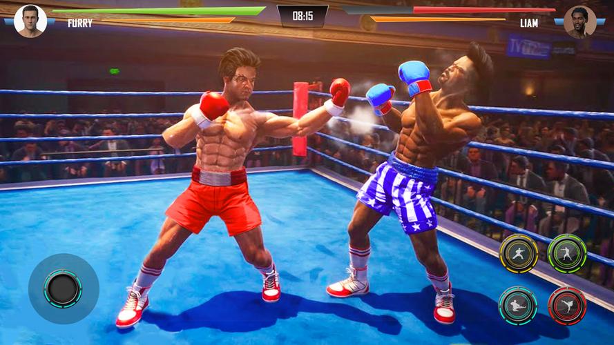 Real Kick Boxing Games 2023 螢幕截圖 1